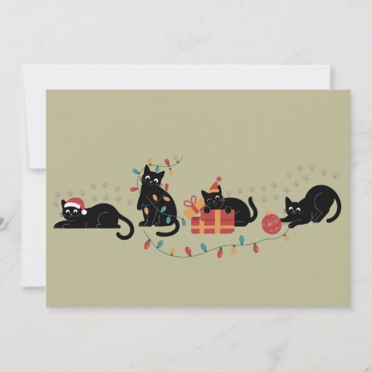 クリスマス かわいい猫好きチーム クリスマスライト (正面)