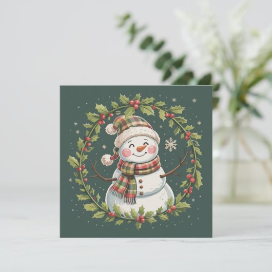 クリスマス かわいい雪だるま 冬の季節 休日 (スタンド正面)