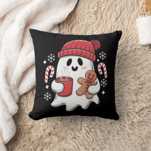 クリスマス かわいい おばけ アイスコーヒー レトロ Xmas コーヒー クッション