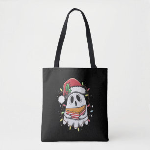 クリスマス かわいい お化け サンタ パーティー Xmas ホリデー  トートバッグ