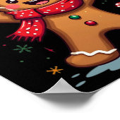 クリスマス かわいい クッキー ホリデー フェスティ ポスター (角)