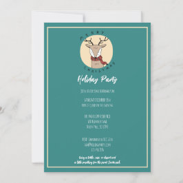 クリスマス かわいい トナカイ ホリデー パーティー