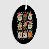 クリスマス かわいい 寿司 サンタ 日本食 クリスマス オーナメント (正面)