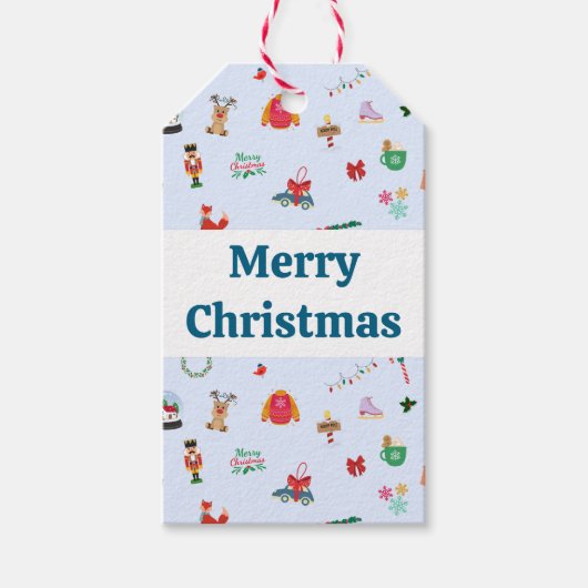 クリスマス かわいい 詳細 フレーバー タグ (正面)