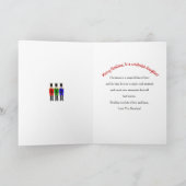 クリスマス、くるみ割りステージ、娘 カード (内部)