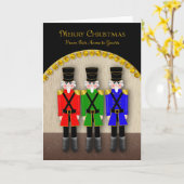 クリスマス、くるみ割りステージ、私たちのホームユア カード (黄色い花)