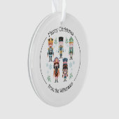 クリスマス・くるみ割り人形おもちゃ兵士 オーナメント (正面)