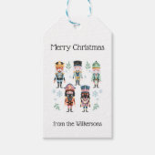 クリスマス・くるみ割り人形おもちゃ兵士 ギフトタグ (正面)