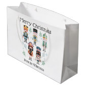 クリスマス・くるみ割り人形おもちゃ兵士 ラージペーパーバッグ (裏面アングル)