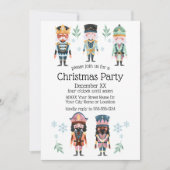 クリスマス・くるみ割り人形おもちゃ兵士 招待状 (正面)