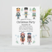 クリスマス・くるみ割り人形おもちゃ兵士 招待状 (スタンド正面)