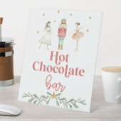 クリスマス・くるみ割り人形ホットチョコレート・バー 台座サイン (インサイチュ)