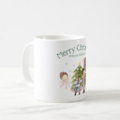 クリスマス・くるみ割り人形 シュガープラムフェアリー＆ネズミの王様 コーヒーマグカップ (正面左)