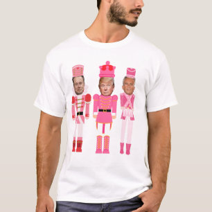 クリスマス・くるみ割り人形・トランプ・ケネディ・マスク・ユニセックス Tシャツ