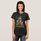 クリスマス・くるみ割り人形・バレエ・ダンス・女性・子供 Tシャツ (正面フル)