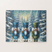 クリスマス・くるみ割り人形・雪の森 ジグソーパズル (横)