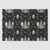 クリスマス・くるみ割り兵士と妖精のブラック 薄葉紙 (正面)