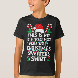 クリスマス これ僕の 僕にはアレが暑すぎる アレなクリスマス スウェット Tシャツ