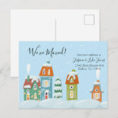 クリスマス ご案内 転居しました 案内ポストカード (正面/裏面)