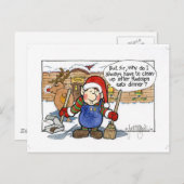 クリスマス"しかし"漫画第7 シーズンポストカード (正面/裏面)