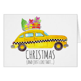 クリスマス…それとニューヨークのタクシーのタクシーみたいに