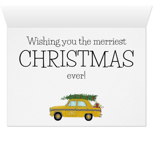 クリスマス…それとニューヨークのタクシーのタクシーみたいに (内部横(下))