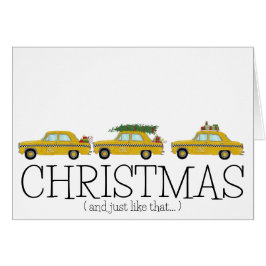 クリスマス…それとニューヨークのタクシーのタクシーみたいに