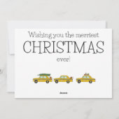 クリスマス…それとニューヨークのタクシーのタクシーみたいに シーズンカード (裏面)