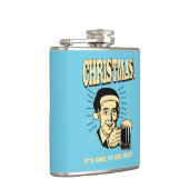 クリスマス:そろそろ着く時間だすてき フラスク (右)