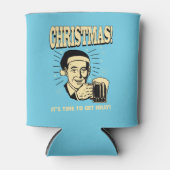 クリスマス:そろそろ着く時間だすてき 缶クーラー (正面)