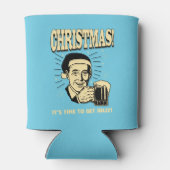 クリスマス:そろそろ着く時間だすてき 缶クーラー (裏面)