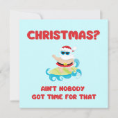 クリスマス?そんな時間得は無いおもしろい (正面)