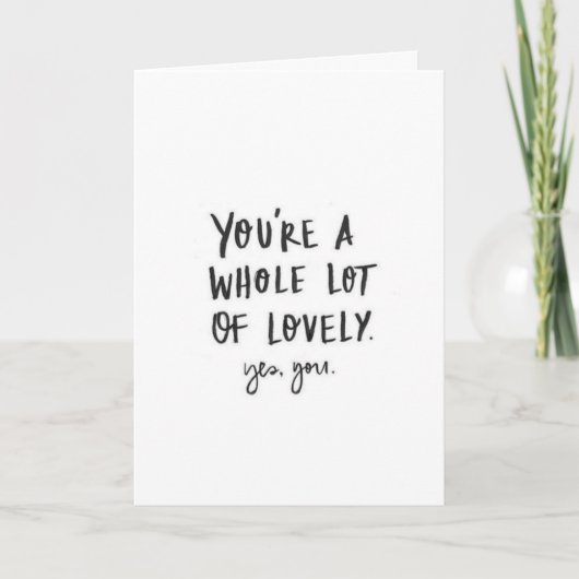 「クリスマス」には、あなたと一緒に過ごせるのは「素敵」だろう! シーズンカード (正面)