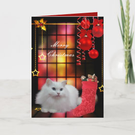 クリスマス ねこ カード