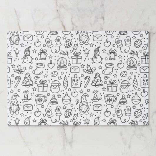 クリスマス アイコン ペーパーパッド (正面)