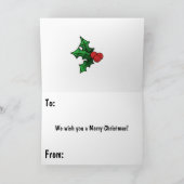 クリスマス アイススケート 猫 V2 カード (内部)