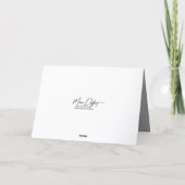 クリスマス アイルランドセッターの雪の天使製作 シーズンカード (裏面)