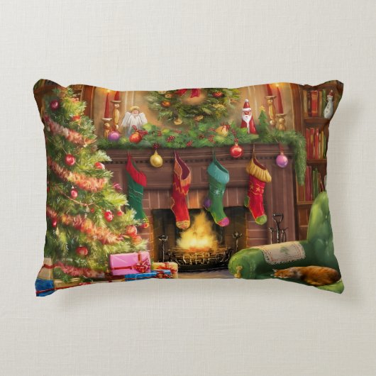 クリスマス アクセントクッション (正面)