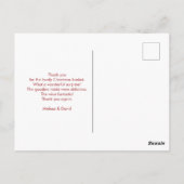 クリスマス アグリー スウェーター パターン ポストカード (裏面)