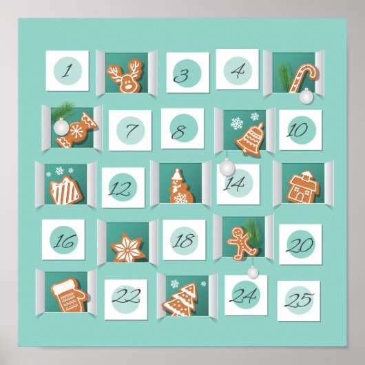 クリスマス・アドベントカレンダー ポスター (正面)