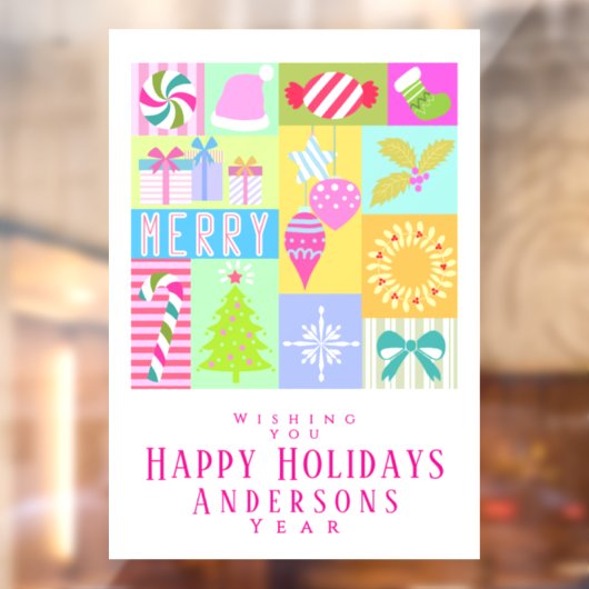 クリスマス・アドベント・カレンダー ウィンドウサイン (シート2)