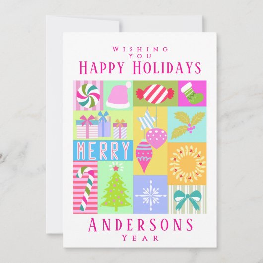 クリスマス・アドベント・カレンダー シーズンカード (正面)