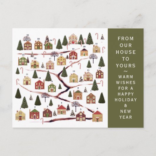 クリスマス・アドベント・カレンダー シーズンポストカード (正面)