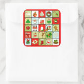 クリスマス・アドベント・カレンダー スクエアシール (バッグ)