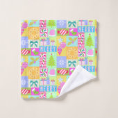 クリスマス・アドベント・カレンダー バスタオルセット (ウォッシュタオル)