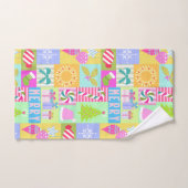 クリスマス・アドベント・カレンダー バスタオルセット (ハンドタオル)