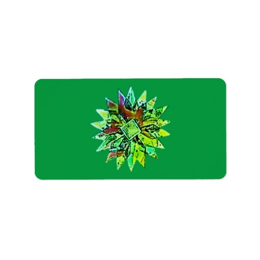 クリスマス アドレス ラベル 季節のグリーティング (正面)