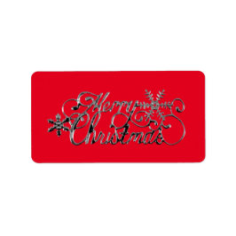 クリスマス アドレス ラベル 季節のグリーティング