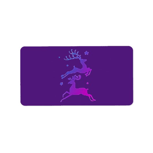 クリスマス アドレス ラベル 季節のグリーティング (正面)