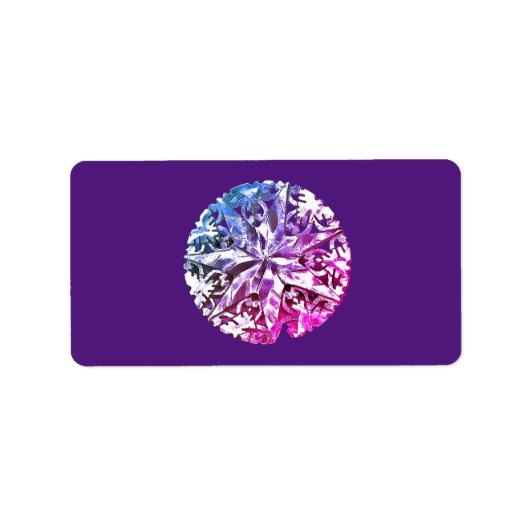 クリスマス アドレス ラベル 季節のグリーティング (正面)